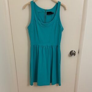 Cynthia Rowley Turquoise Sleeveless Mini Dress